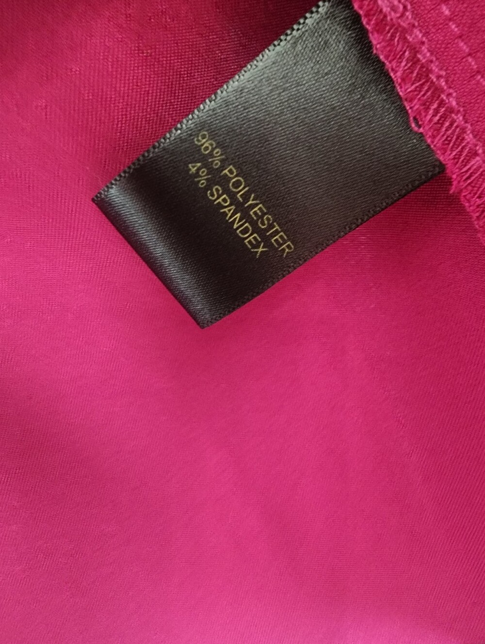 House of Harlow 1960 Fuchsia Satin Tie-Front Long Sleeve Blouse - Size M - Picture 9 of 11